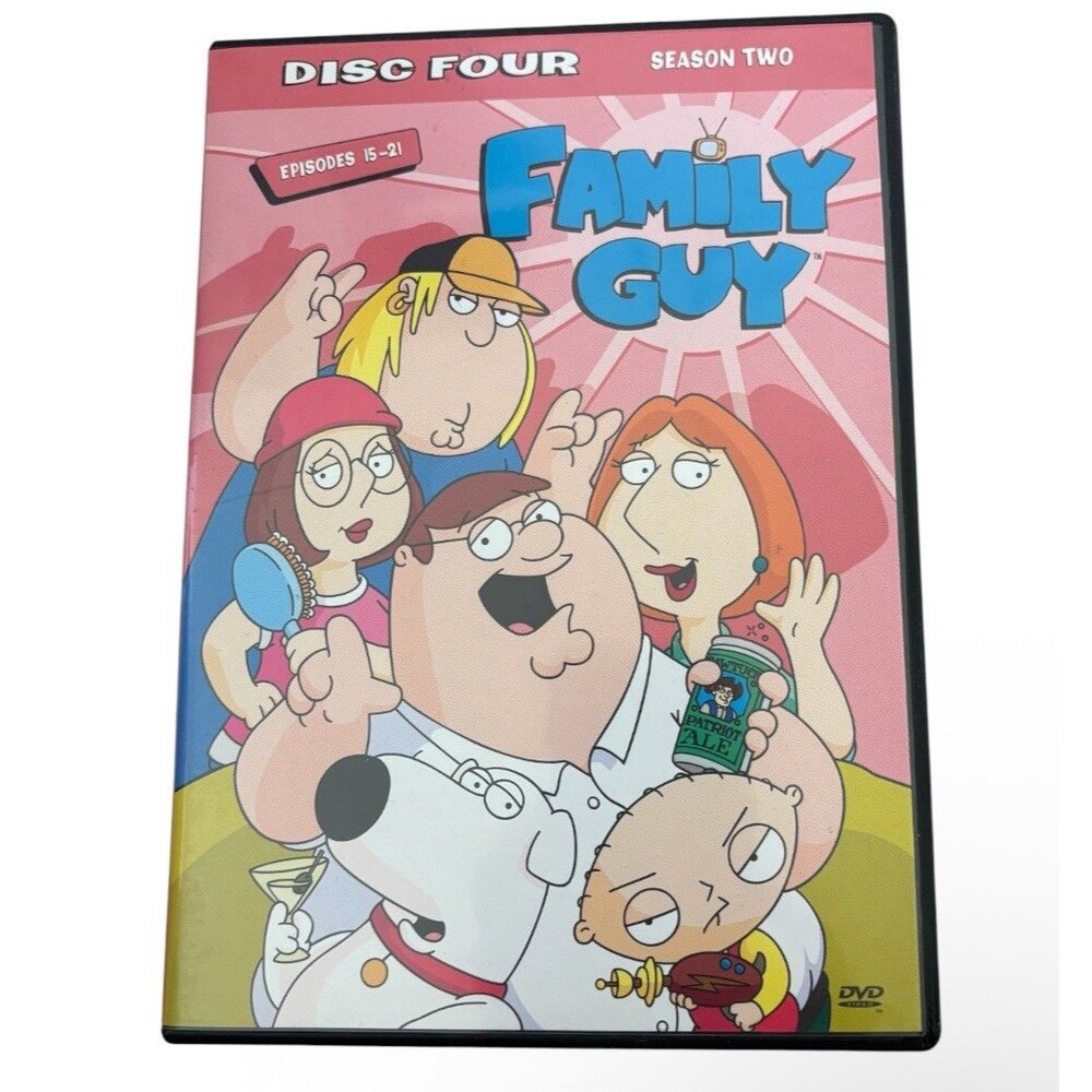 Family Guy Season 2 Disc 4 Replacement DVD 2003 20th Century Fox Seth MacFarlane